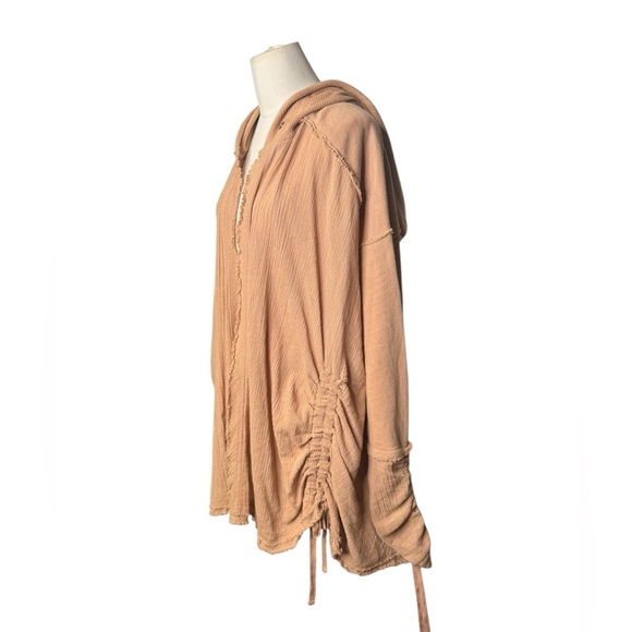 FREE PEOPLE - Get Yer Gauze Cardigan - Ballet  Color - Picture 4 of 9